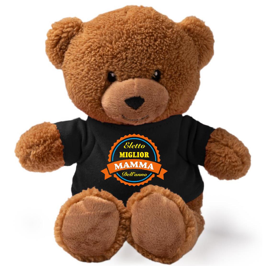 Peluche Orsetto “Eletta Miglior Mamma / Papà / Zio / Nonno” – Personalizzabile con Nome | Teddy Bear 18 cm PS 33790-007