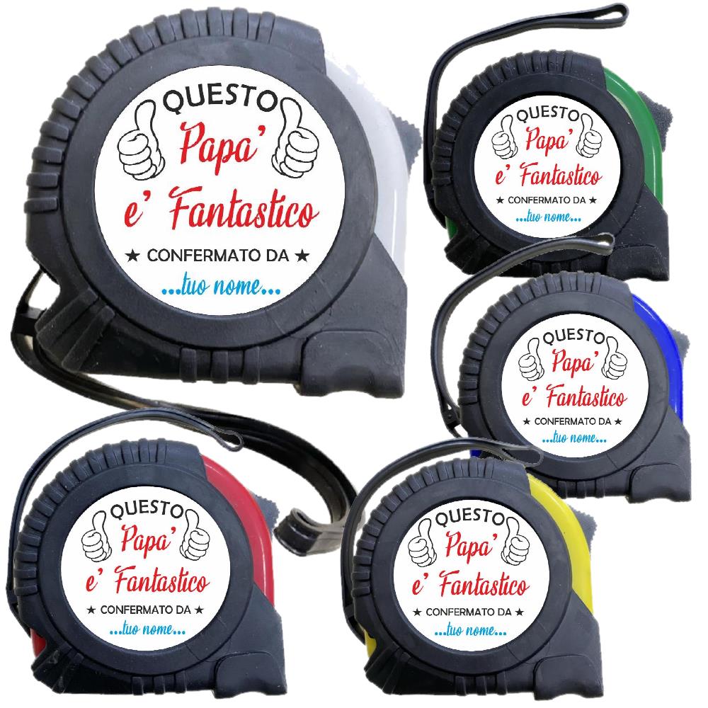 Flessometro Metro a Nastro 5 m “Questo Papà è Fantastico” – Festa del Papà – PS 12511-002 PRS