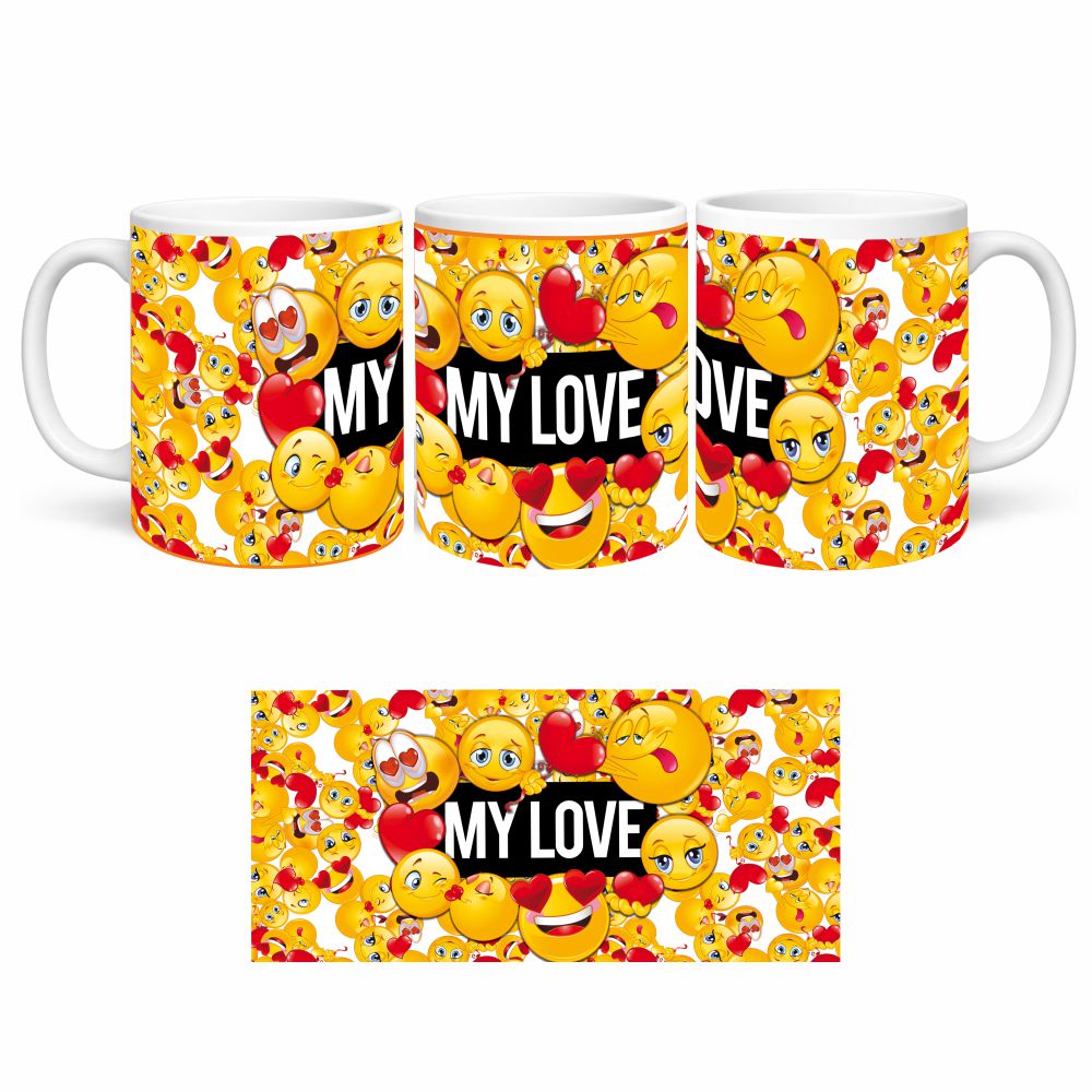 Tazza Regalo Emoji con dedica – San Valentino – PS 09370-2006