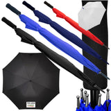 Ombrello XL Personalizzabile Con Loghi,Canna e Finitura Nera Costole lunghe in Fibra di Vetro PS 12651
