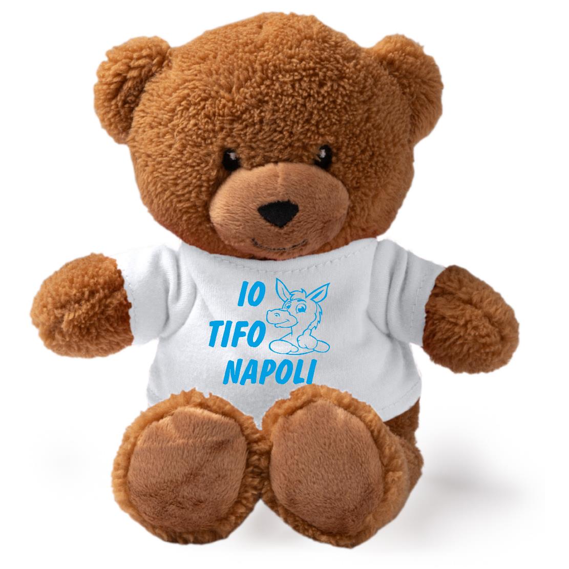 Peluche Orsetto Calcio Squadra del Cuore – Personalizzabile con Nome | Teddy Bear 18 cm PS 33790-001