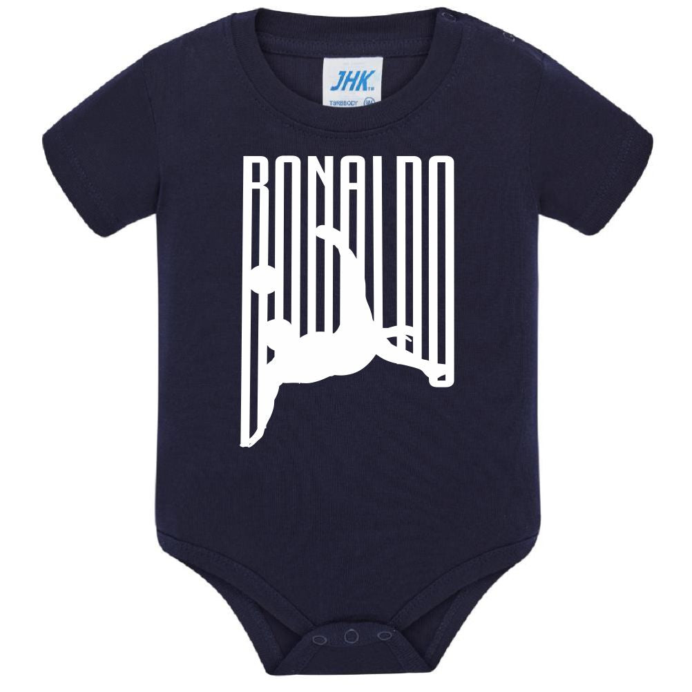 Body Neonato Stile Rovesciata Calcio Personalizzabile Con Nome e Numero 100% Cotone PS 28180-029