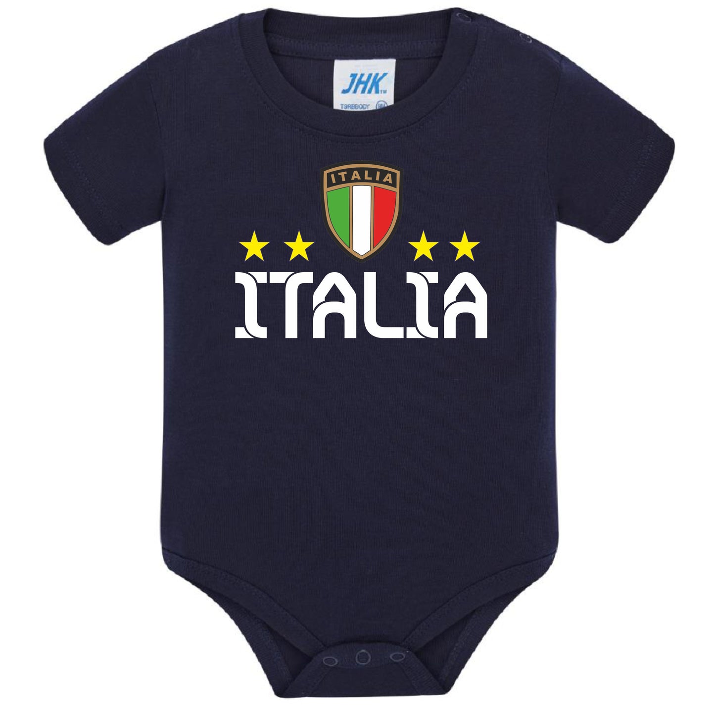 Body Neonato Italia Personalizzabile Con Nome e Numero Nazionale Italiana PS 28180-0019