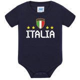 Body Neonato Italia Personalizzabile Con Nome e Numero Nazionale Italiana PS 28180-0019