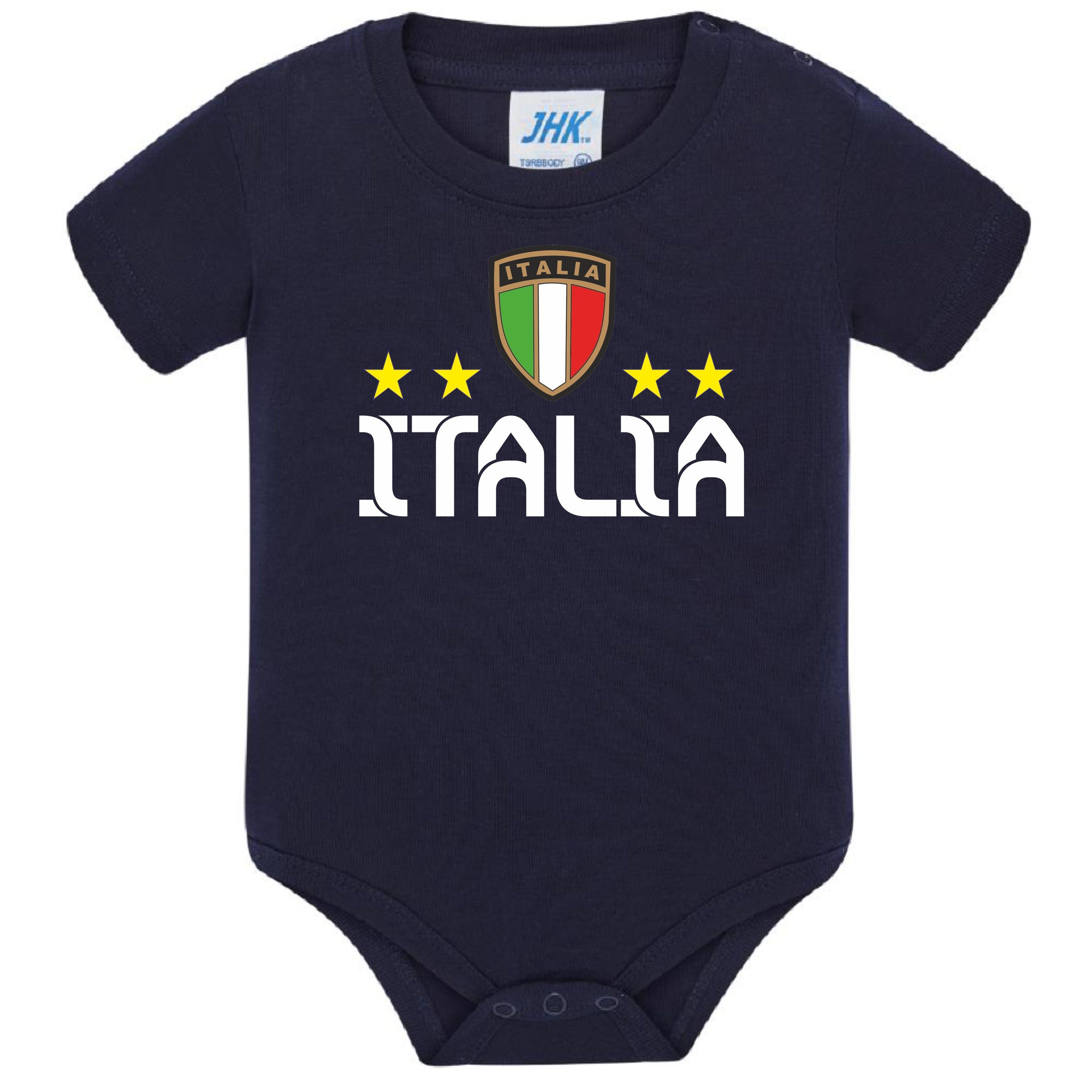 Body Neonato Italia Personalizzabile Con Nome e Numero Nazionale Italiana PS 28180-0019