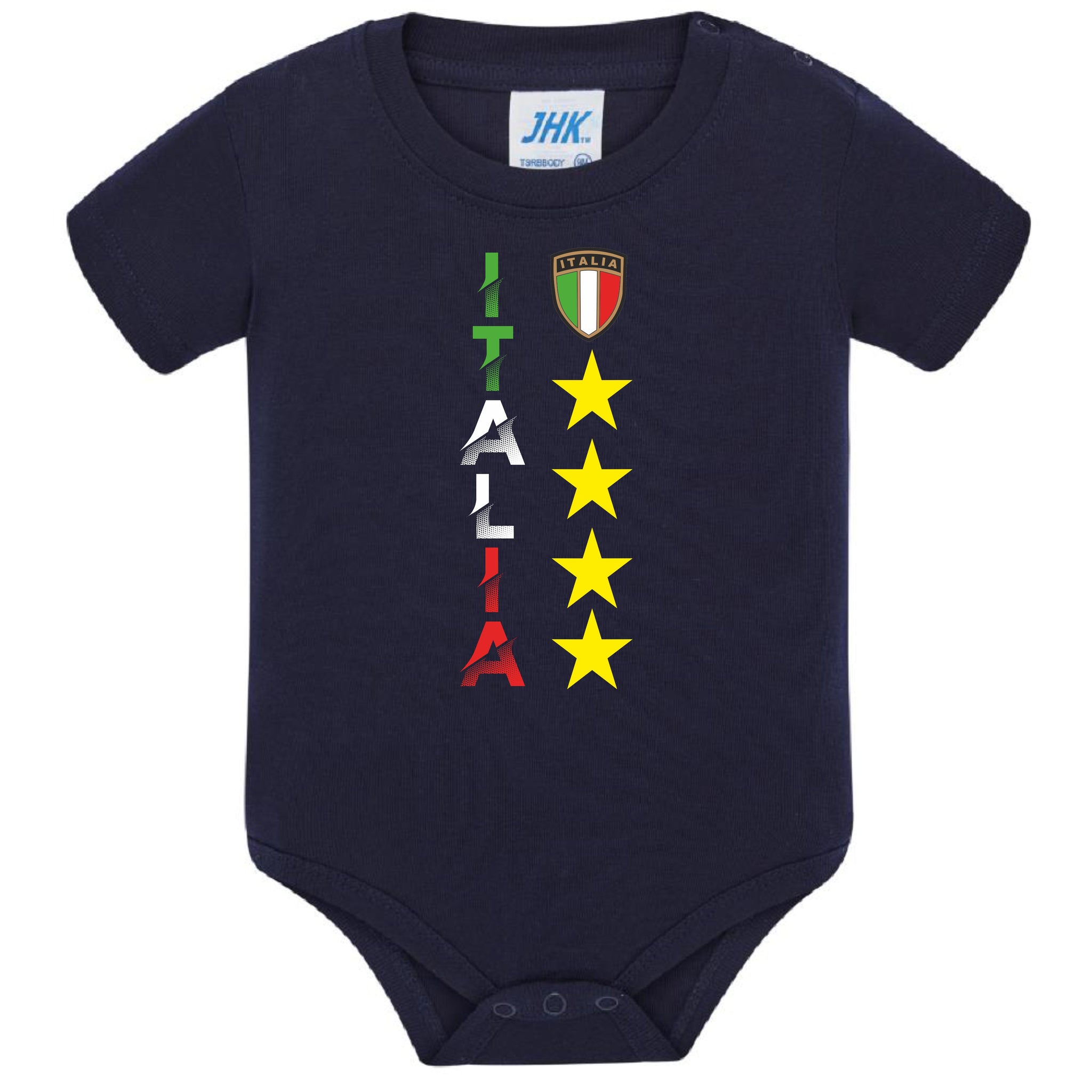 Body Neonato Italia Personalizzabile Con Nome e Numero Calcio Nazionale Italiana  PS 28180-0020