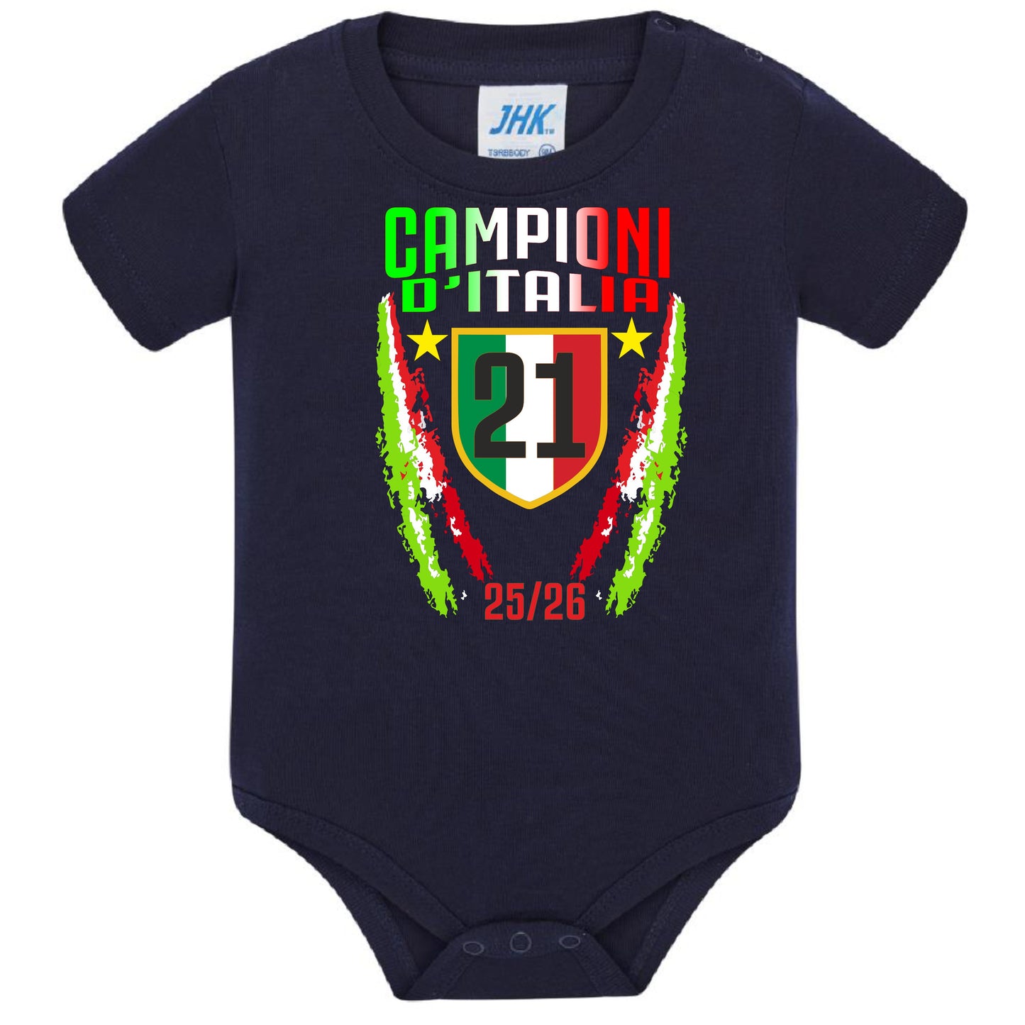 Body Neonato Inter Campioni d’Italia 2025/2026 – 21 Scudetti – PS 28180-INT-01