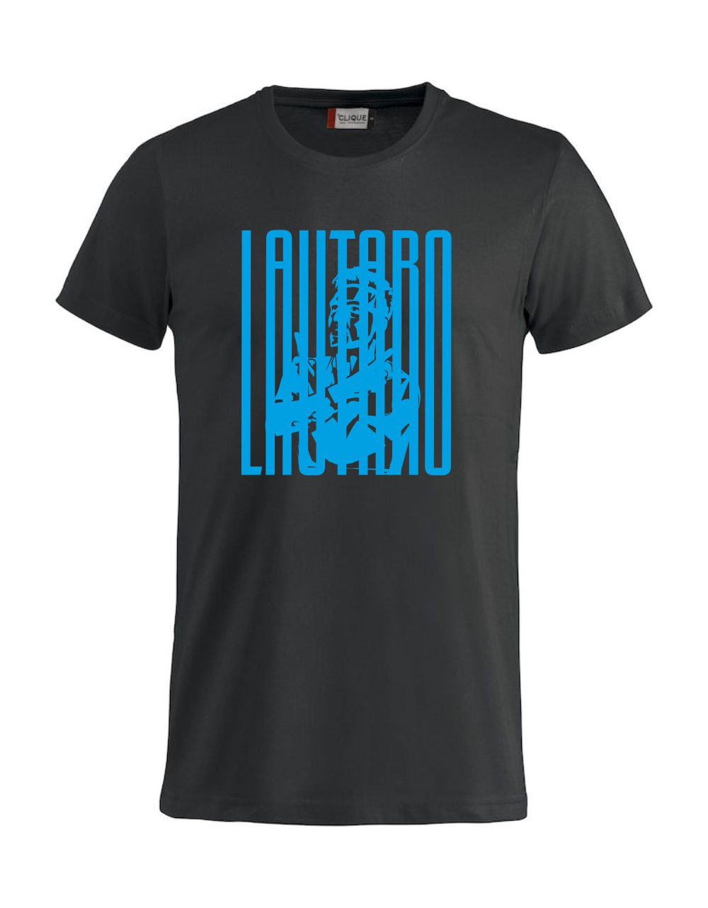 T-Shirt Lautaro Martinez Magliette Tifosi Interisti Maglietta in Cotone Abbigliamento Calcio PS 27431-A033