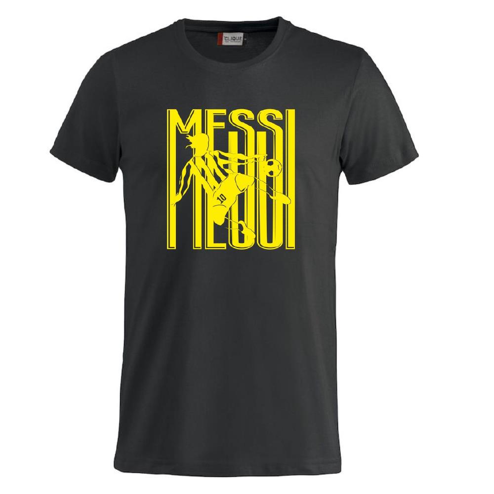 T-shirt Messi 10 Tifosi Calcio Argentina 100% Cotone Personalizzabile Con Nome e Numero PS 27431-A034