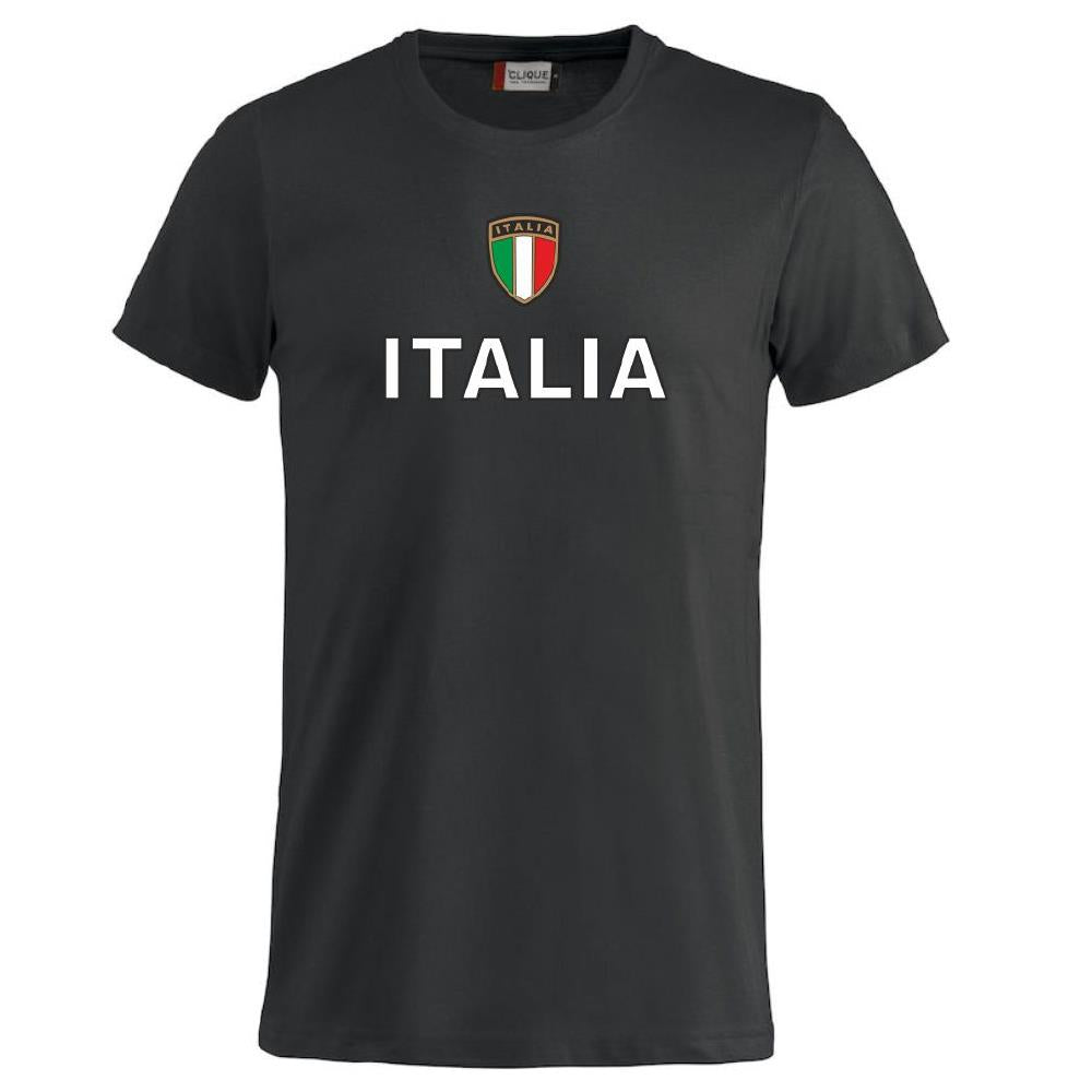 T-Shirt Italia Personalizzabile con Nome e Numero – Cotone – Bambino e Uomo – PS 27431