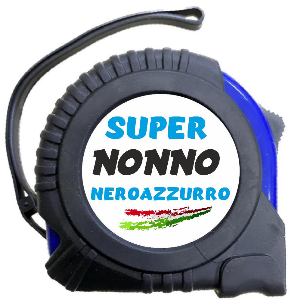 Flessometro Metro a Nastro 5 m Super Nonno Bainconero Nero Azzurro – PS 12511-003