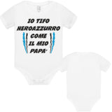 Body Neonato Tifosi Calcio Personalizzabile Roma Napoli Torino o La Tua Squadra Del Cuore 100% Cotone PS 28180-0041 PRS