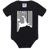 Body Neonato Stile Rovesciata Calcio Personalizzabile Con Nome e Numero 100% Cotone PS 28180-029
