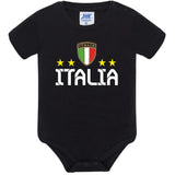 Body Neonato Italia Personalizzabile Con Nome e Numero Nazionale Italiana PS 28180-0019