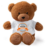 Peluche Orsetto “Eletta Miglior Mamma / Papà / Zio / Nonno” – Personalizzabile con Nome | Teddy Bear 18 cm PS 33790-007