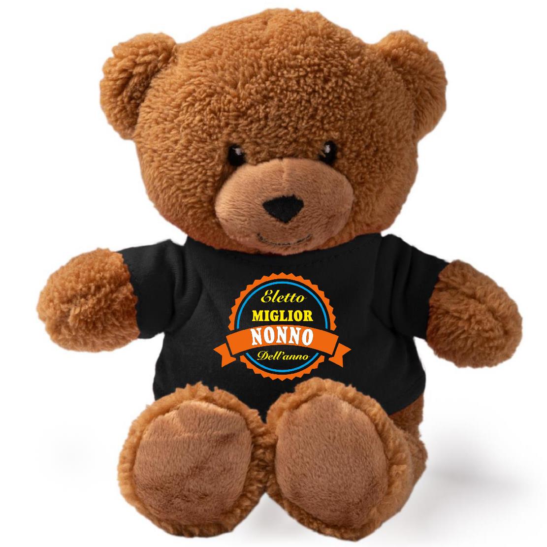 Peluche Orsetto “Eletta Miglior Mamma / Papà / Zio / Nonno” – Personalizzabile con Nome | Teddy Bear 18 cm PS 33790-007