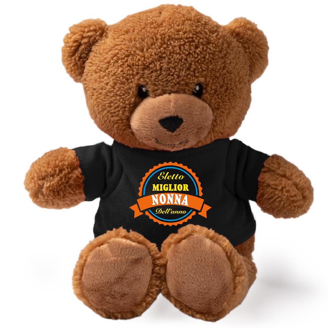 Peluche Orsetto “Eletta Miglior Mamma / Papà / Zio / Nonno” – Personalizzabile con Nome | Teddy Bear 18 cm PS 33790-007