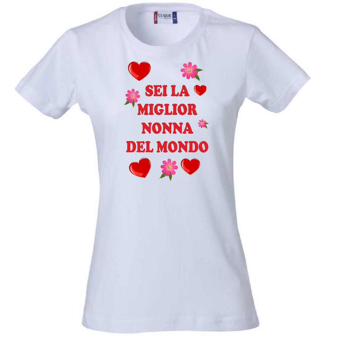 T-Shirt Donna “Sei la Migliore ... del Mondo” – Idea Regalo per Mamma, Zia, Nonna o Amica – PS 28870-001 PRS