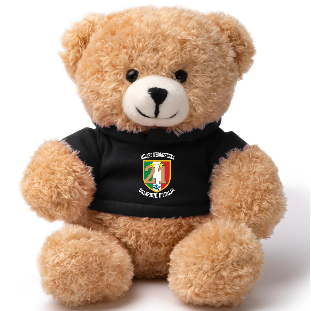 Peluche Orsetto Scudetto Inter - 21 Scudetti 25/26 - Personalizzabile con nome e numero PS 33794 - SCINT