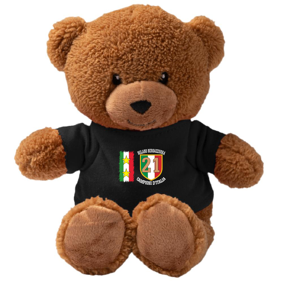 Peluche Orsetto Scudetto Inter - 21 Scudetti 25/26 - Personalizzabile con nome e numero PS 33790 - SCINT