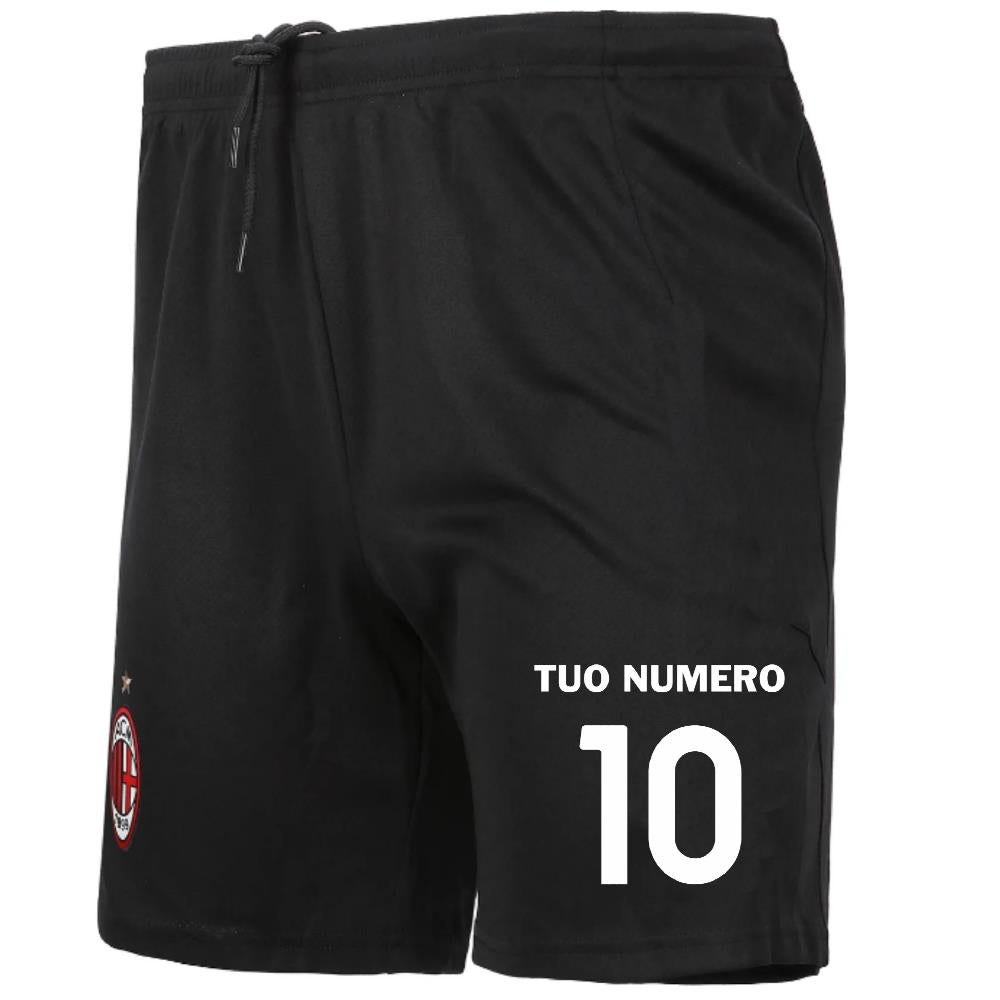 Completo Calcio AC Milan Personalizzabile – Replica Campionato Serie A – Maglia, Pantaloncino e Calzettoni – PS 40482-C-01