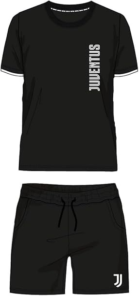 Pigiama Corto Ragazzo Juventus – Prodotto Ufficiale Personalizzabile  – PS 46699