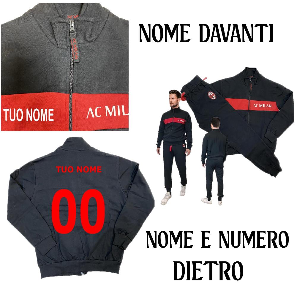 Tuta da Casa AC Milan Uomo / Ragazzo – Pigiama Ufficiale AC Milan Cod. PS 41425