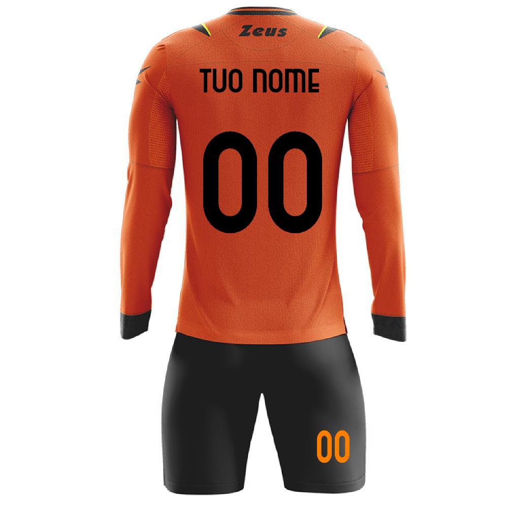 Completo Calcio Portiere Paros Zeus – Maglia e Pantaloncino – Personalizzabile con Nome e Numero PS 40559