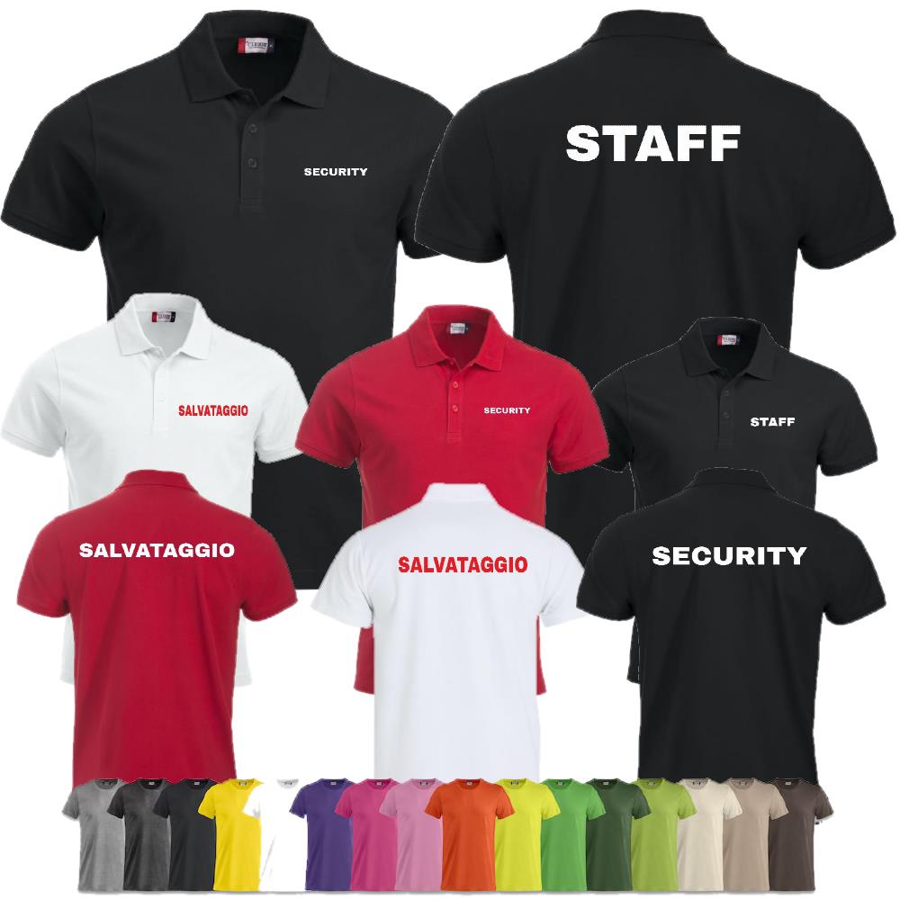 Polo Staff Security Salvataggio Polo Uomo Personalizzata Per Lavoro – PS 40477-001