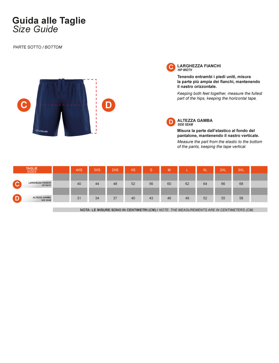 Pantaloncino Pocket Personalizzabile – Givova PS 41362