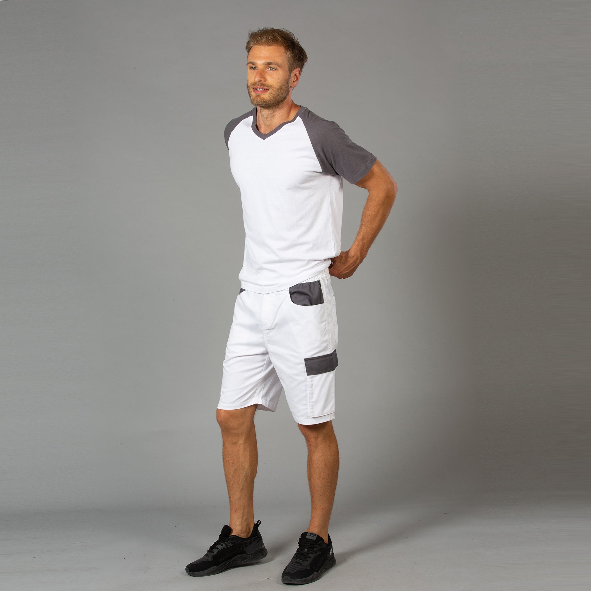 Pantaloni Corti Multitasche Imbianchino Tiziano – Personalizzabili con Stampe e Ricami PS 36696