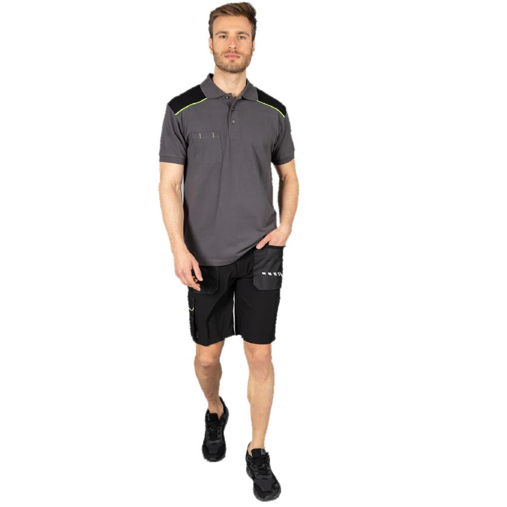 Pantalone Corto da Lavoro 4STRETCH – Bermuda Impermeabile Tonale Personalizzabile PS 40580 PRS