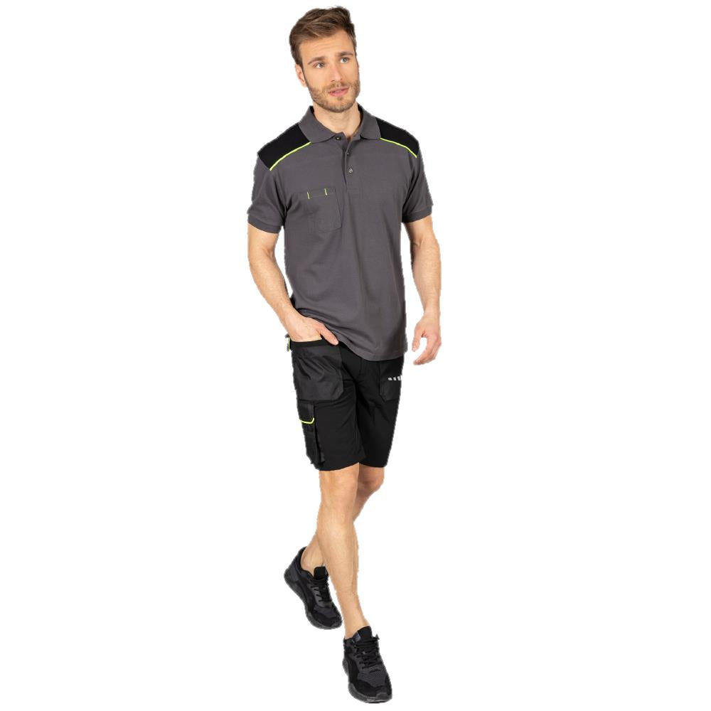 Pantalone Corto da Lavoro 4STRETCH – Bermuda Impermeabile Tonale Personalizzabile PS 40580 PRS