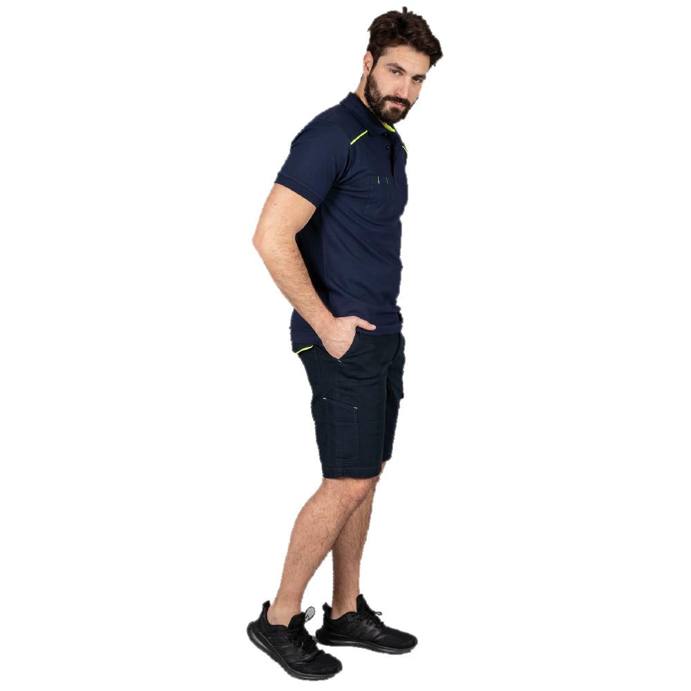 Pantalone Corto Da Lavoro Zurigo Shorts Multitasche Elasticizzato Personalizzabile JRC PS 40844 PRS
