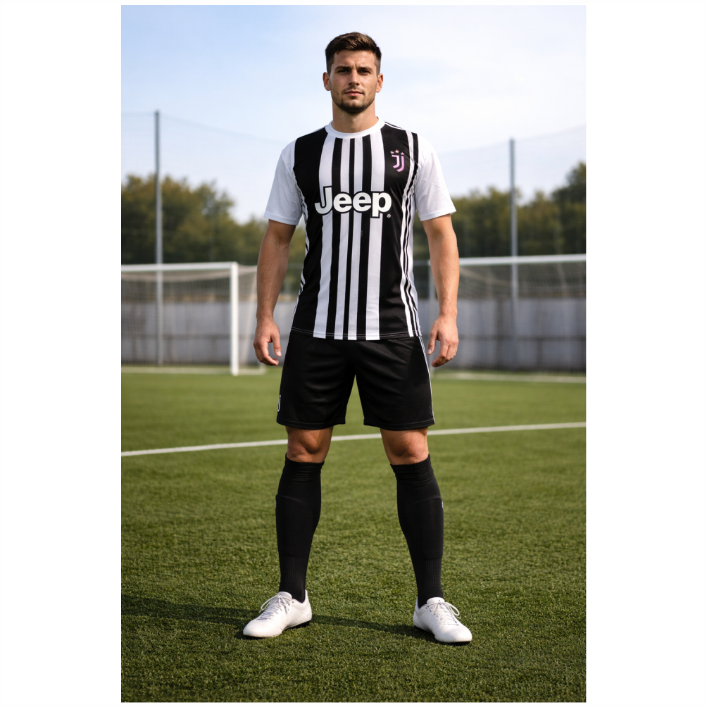 Completo Calcio Personalizzabile – Replica Campionato Serie A – Maglia, Pantaloncino e Calzettoni – PS 40525