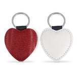 Portachiavi Personalizzabile EcoPelle Foto Frasi Forme Rettangolare Cuore Tondo Glitterati – Gadget Idea Regalo PS 12722 PRS