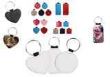 Portachiavi Personalizzabile EcoPelle Foto Frasi Forme Rettangolare Cuore Tondo Glitterati – Gadget Idea Regalo PS 12722 PRS