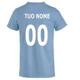 T-shirt Messi 10 Tifosi Calcio Argentina 100% Cotone Personalizzabile Con Nome e Numero PS 27431-A034