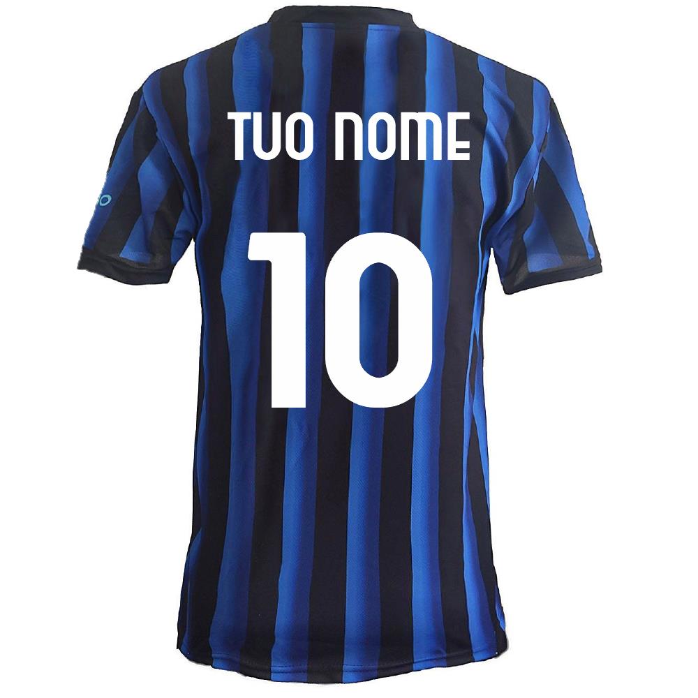 Maglia Calcio Inter Nero Azzurra – Replica Ufficiale FC Internazionale – Personalizzabile con Nome e Numero | Mod. PS 41412