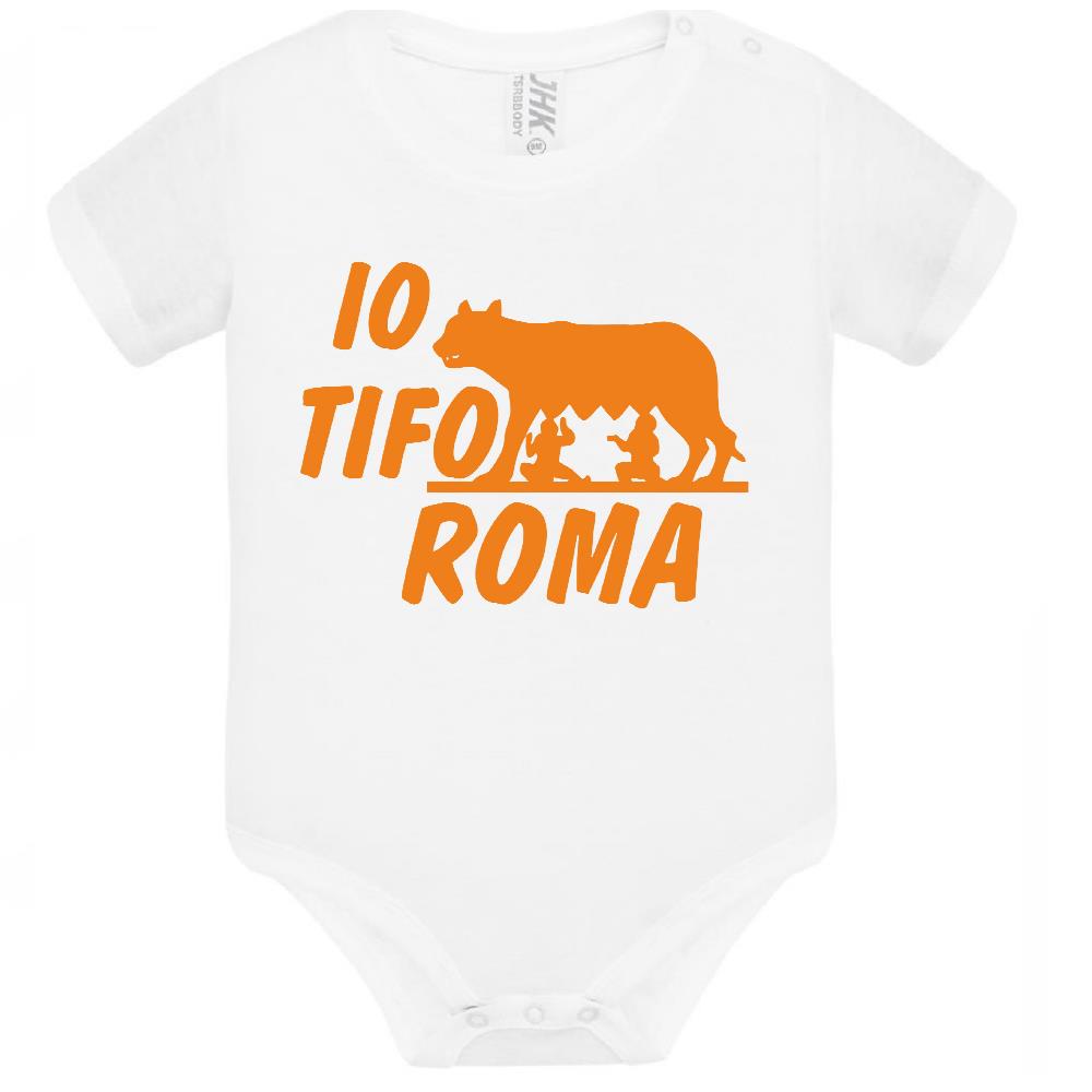 Body Neonato Tifosi Calcio Personalizzabile Roma Napoli Torino o La Tua Squadra Del Cuore  PS 28180-0021