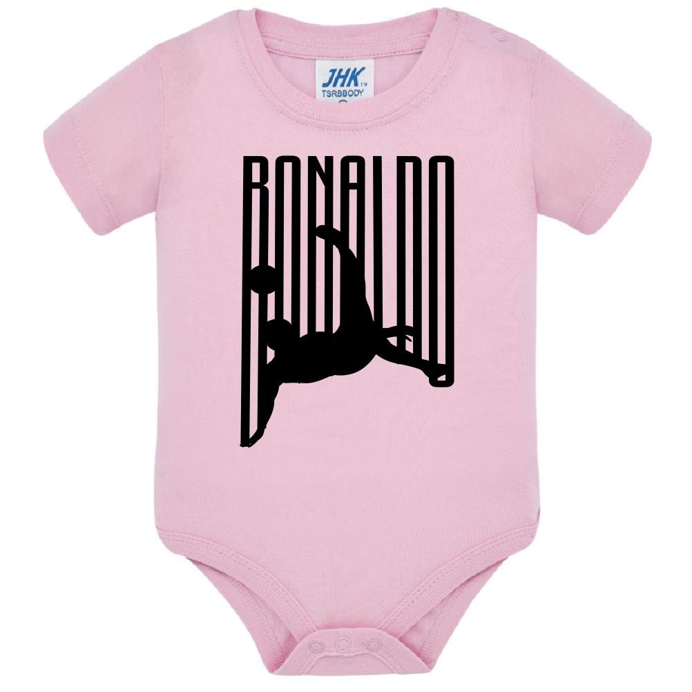Body Neonato Stile Rovesciata Calcio Personalizzabile Con Nome e Numero 100% Cotone PS 28180-029
