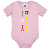 Body Neonato Italia Personalizzabile Con Nome e Numero Calcio Nazionale Italiana  PS 28180-0020