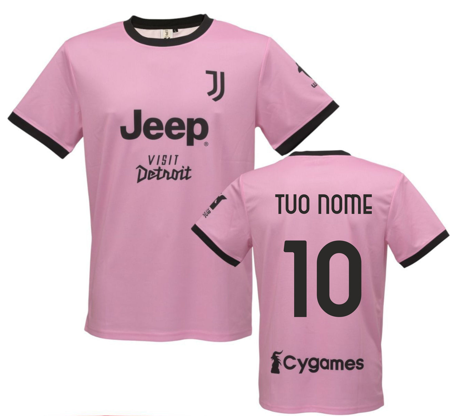 Maglia Calcio Juve Bianco Nera Campionato 26/27 – Replica Ufficiale JUVENTUS FC – Personalizzabile con Nome e Numero | Mod. PS 41410 -26/27