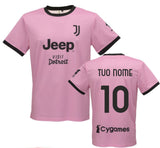 Maglia Calcio Juve Bianco Nera Campionato 26/27 – Replica Ufficiale JUVENTUS FC – Personalizzabile con Nome e Numero | Mod. PS 41410 -26/27