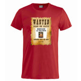 T-Shirt “Wanted Dead or Alive” Personalizzata con la Tua Foto – Mod. PS 27431-A061 - PRS