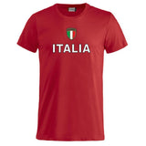 T-Shirt Italia Personalizzabile con Nome e Numero – Cotone – Bambino e Uomo – PS 27431