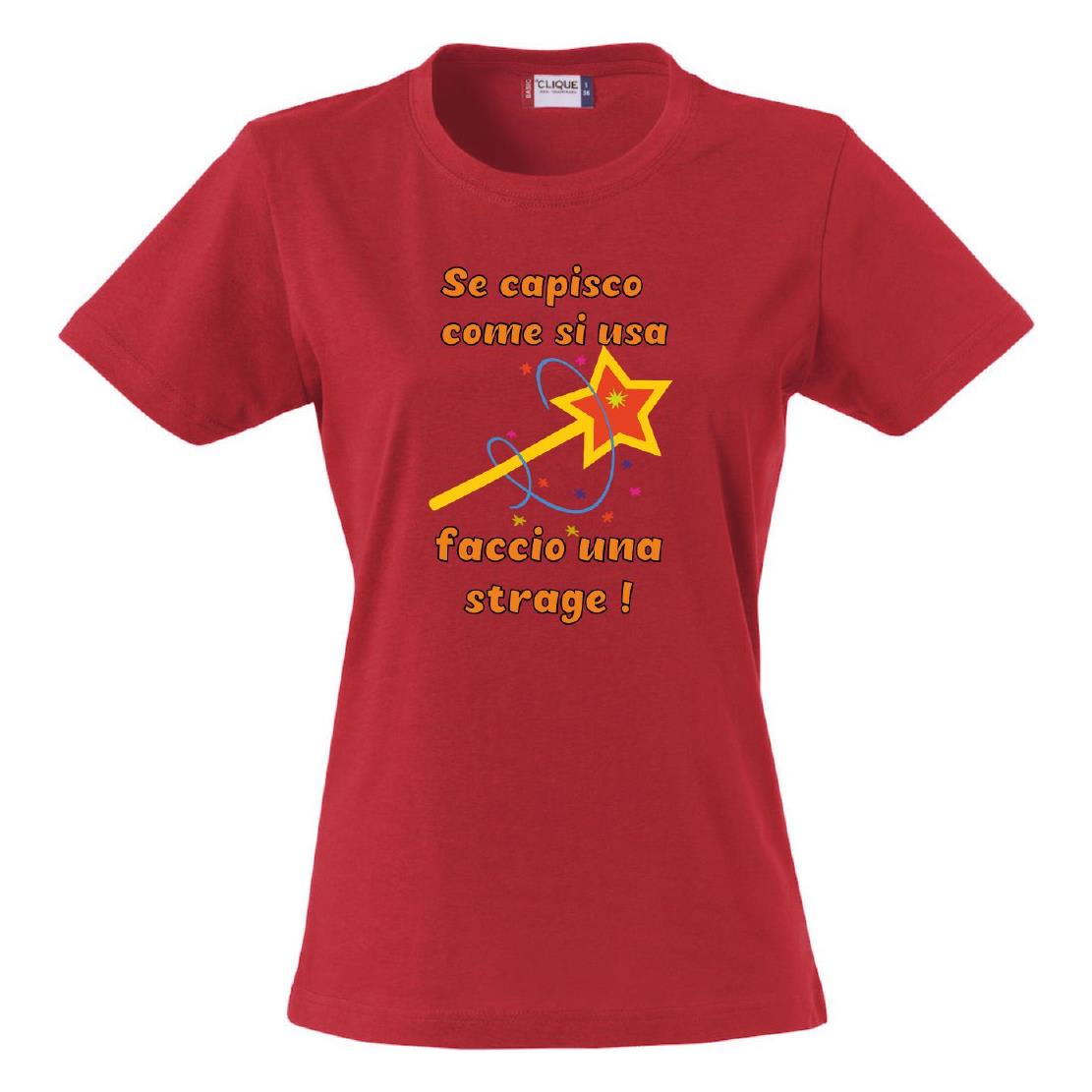 T-Shirt Donna “Se Capisco Come Funziona Faccio Una Strage” – Maglietta Umoristica – PS 28870-010
