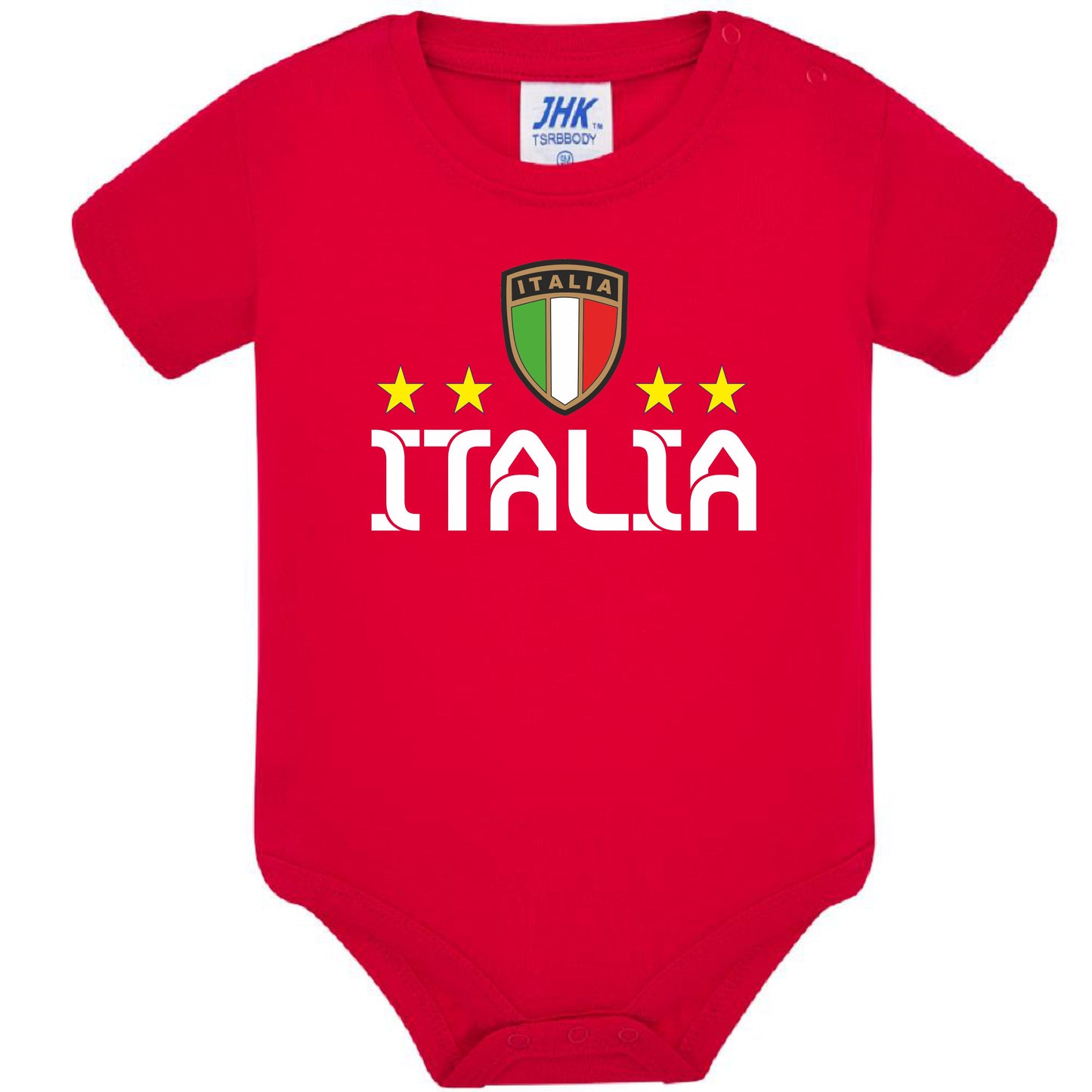 Body Neonato Italia Personalizzabile Con Nome e Numero Nazionale Italiana PS 28180-0019