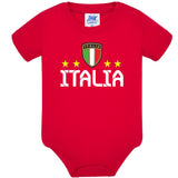Body Neonato Italia Personalizzabile Con Nome e Numero Nazionale Italiana PS 28180-0019