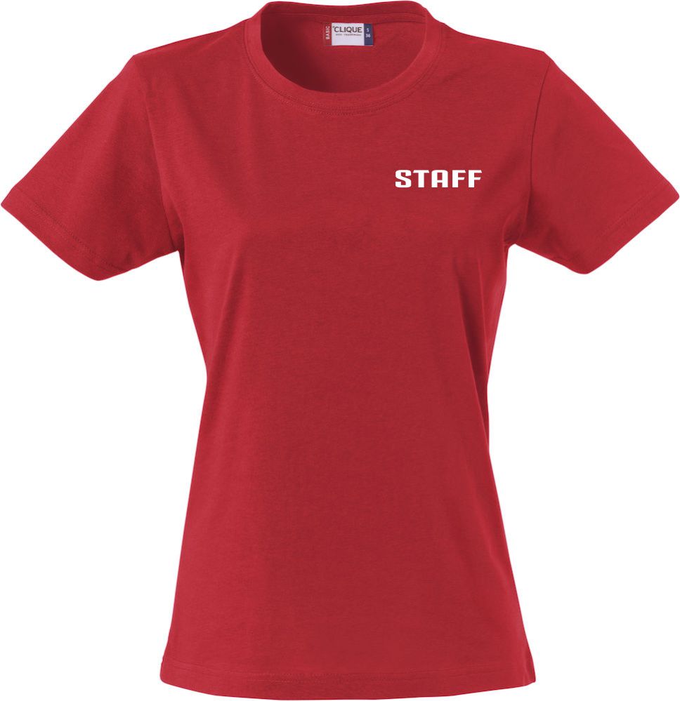 T-Shirt Staff Donna Sciancrata Personalizzabile – Maglietta Manica Lavoro ed Eventi – PS 28870-007 PRS
